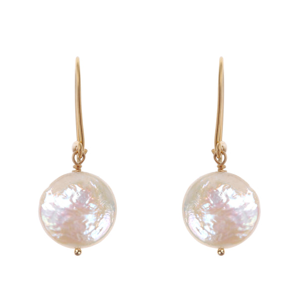 Pearl Earrings Σκουλαρίκια χρυσό 14Κ με μαργαριτάρι