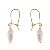 Pearl Earrings Σκουλαρίκια χρυσό 14Κ με μαργαριτάρι