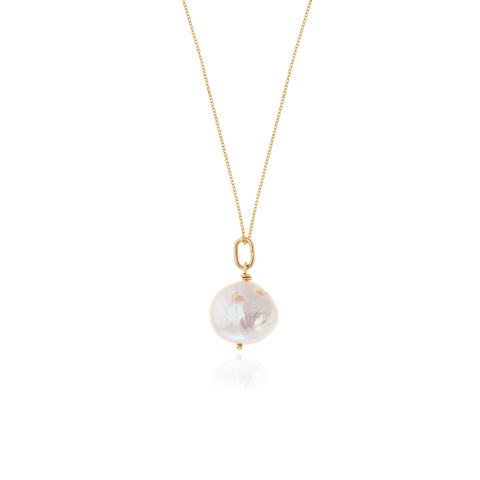 Pearl Necklace Κολιέ  χρυσό 14Κ με μαργαριτάρι