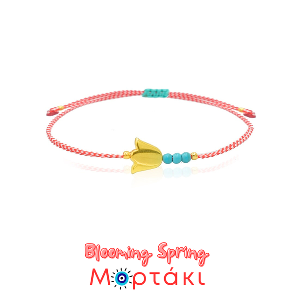Blooming Spring Μαρτάκι με τουλίπα