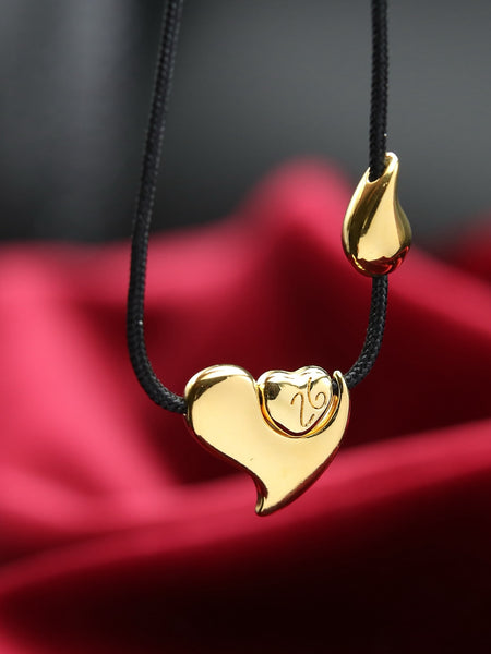 Lucky Love Γούρι 2026 Κολιέ καρδιά