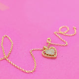 Μαθαίνω να είμαι Κολιέ Ανοιγόμενη Καρδιά