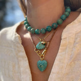 Edem Κολιέ με πέτρες αμαζονίτη