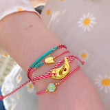 Sky Blue Μαρτάκι με τιρκουάζ σμάλτο και ματάκι