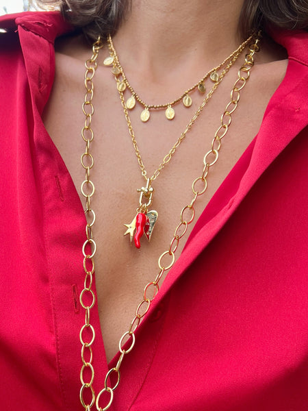 Peppermint Martini Κολιέ με charms