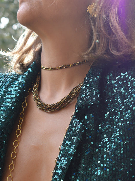 Starry Night Κολιέ με τεραχίτη