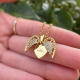 Ανθίζω Κολιέ Ανοιγόμενη Καρδιά