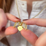 Γίνομαι Φως Κολιέ Ανοιγόμενη Καρδιά