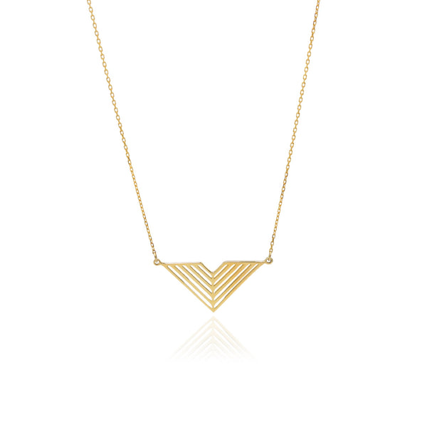 Arrow Κολιέ χρυσό 9K