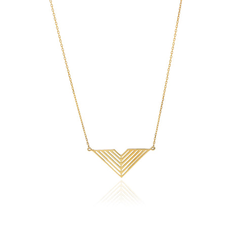 Arrow Κολιέ χρυσό 9K