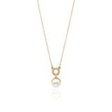 Alouette Κολιέ χρυσό 14K με μαργαριτάρι