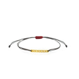 Chain Βραχιόλι Χρυσό 14Κ με κορδόνι