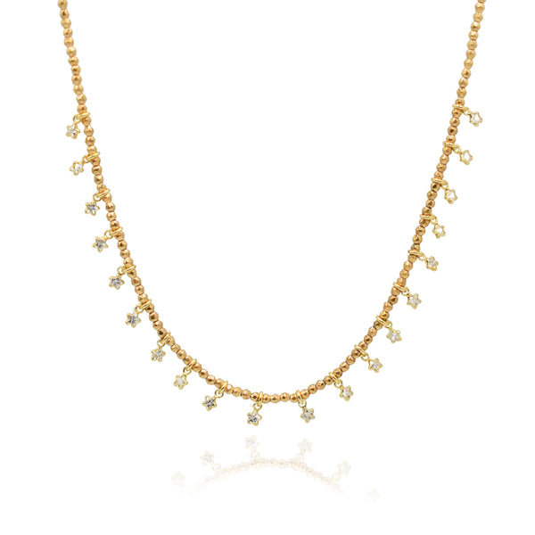 You are a star Κολιέ με αστεράκια και αιματίτη