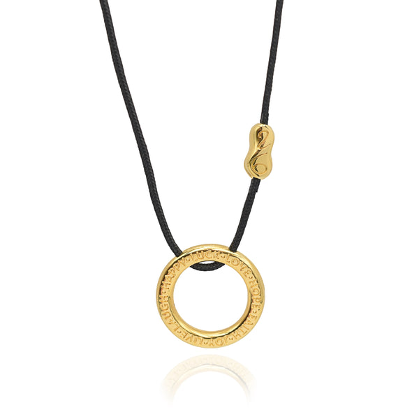 Wish Circle Γούρι 2026 Κολιέ κύκλος με ευχές