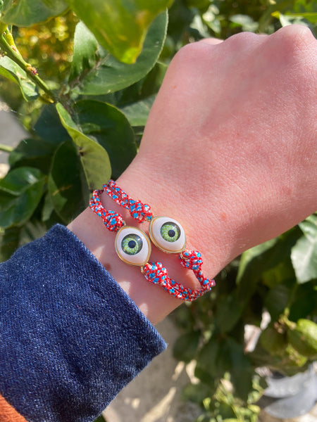 Eye Love Spring Μαρτάκι με μάτι πράσινο