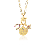 Candy Cane Cosmo Κολιέ με charms