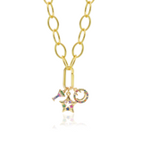 Long Chain Κολιέ με charms μακρύ