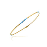 Nammos Βραχιόλι bangle με σμάλτο ματάκια τιρκουάζ