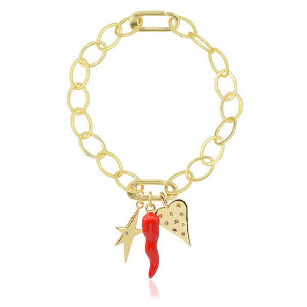 Peppermint Martini Βραχιόλι με charms