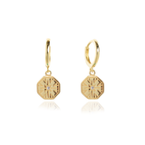 Golden Shine Σκουλαρίκια με στοιχείο χρυσό