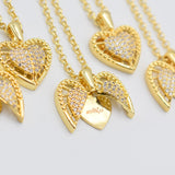 Ανθίζω Κολιέ Ανοιγόμενη Καρδιά