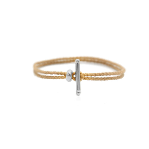 Summer Knot Βραχιόλι με κούμπωμα ασημί