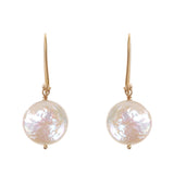 Pearl Earrings Σκουλαρίκια χρυσό 14Κ με μαργαριτάρι