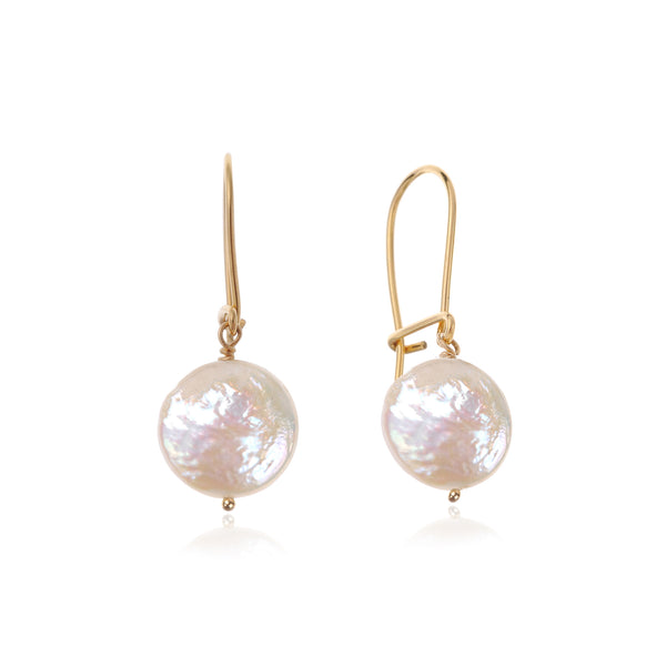 Pearl Earrings Σκουλαρίκια χρυσό 14Κ με μαργαριτάρι