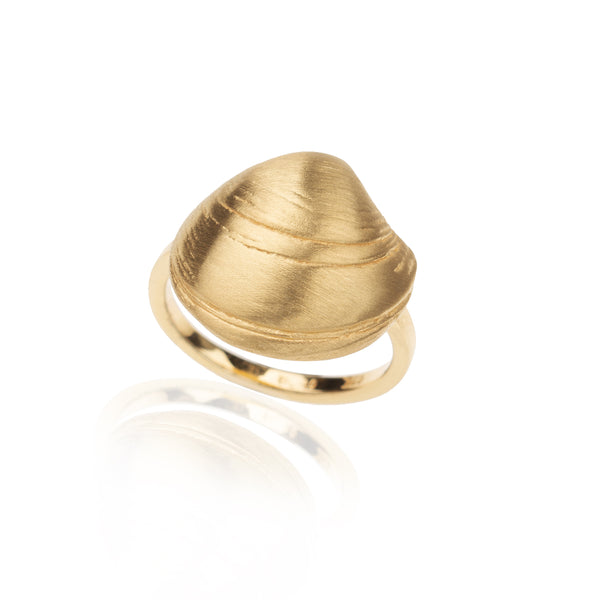 Kardamyli Δαχτυλίδι με πεταλίδα χρυσό
