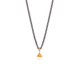 Little Triangle Diamond Κολιέ χρυσό 14Κ με brilliant